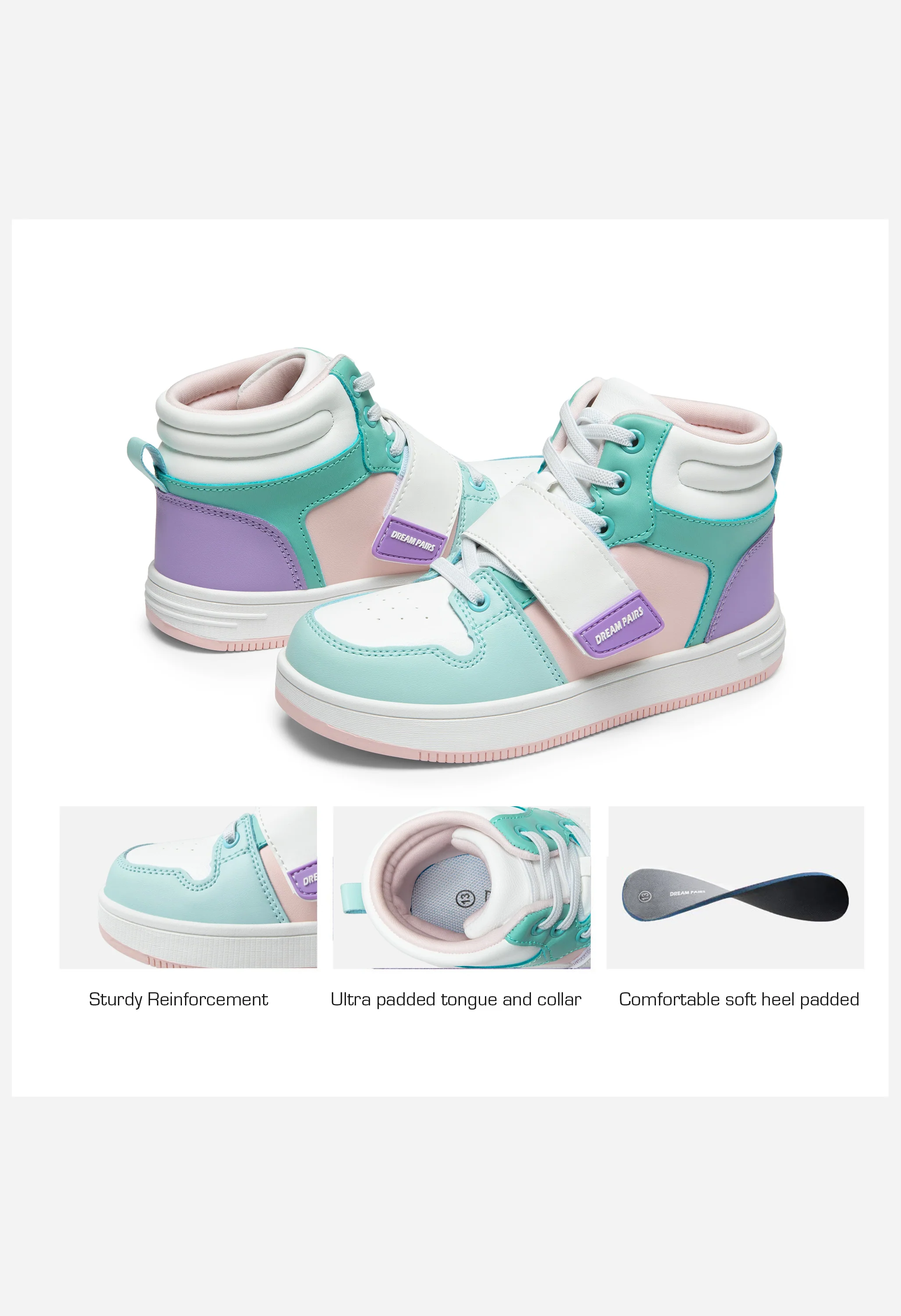 LilLegends Skyhigh Kids' High-Top Basketball Sneakers - Image 3