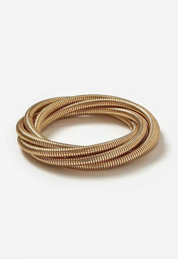 Lillie Coil Wire Adjustable Bracelet - Image 3