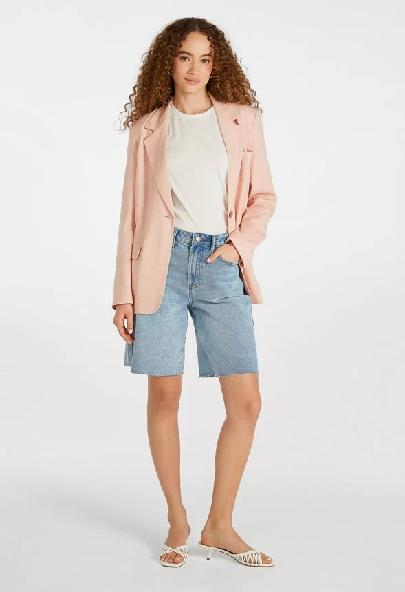 Linen Boyfriend Blazer - Image 7