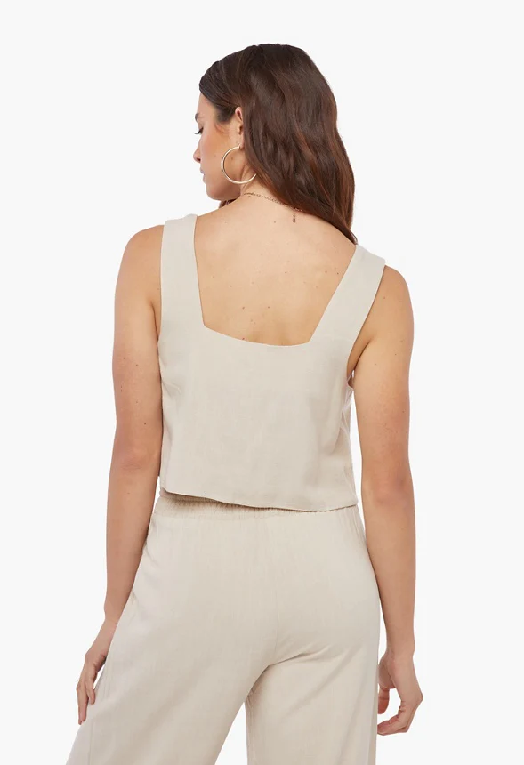 Linen Tank Top - Image 2