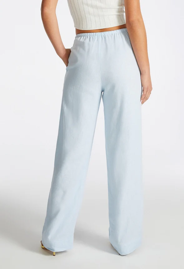 Linen Wide Leg Pants - Image 2