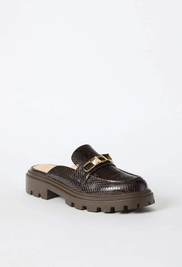 Liya Lug Sole Flat - Image 3