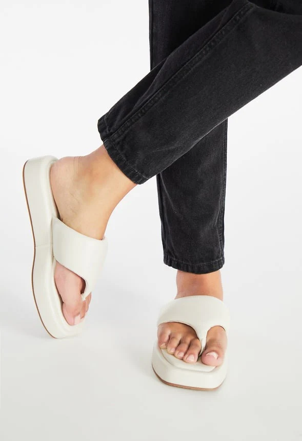 Lola Flat Thong Sandal - Image 2