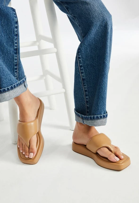 Lola Flat Thong Sandal - Image 2