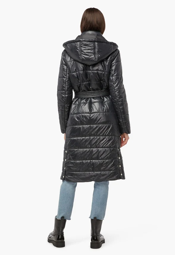 Long Puffer With Hood - Image 3