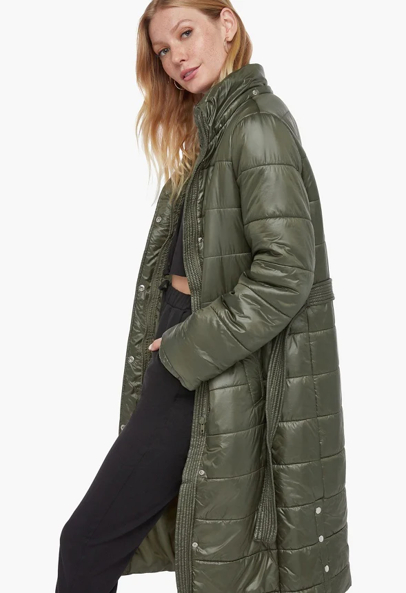 Long Puffer With Hood - Image 2