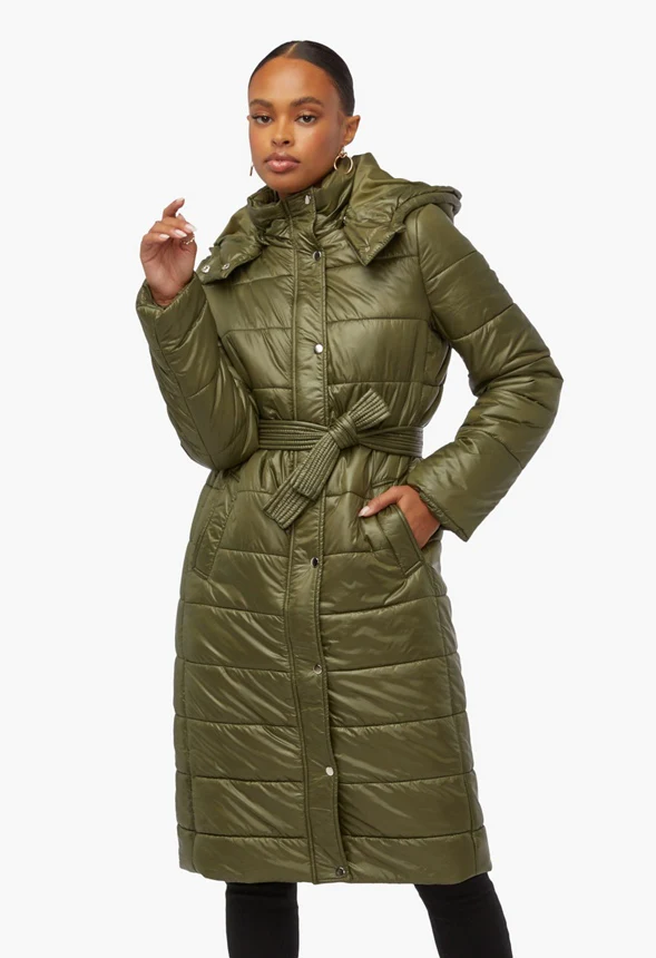 Long Puffer With Hood - Image 6