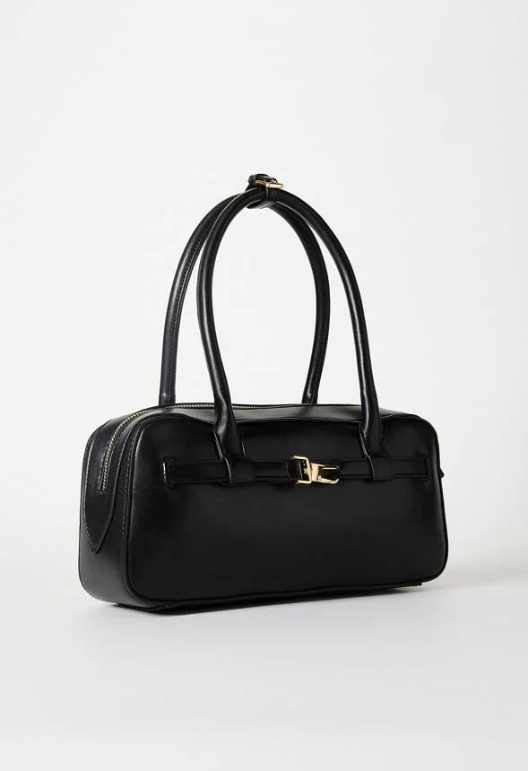 Long Strap Buckle Shoulder Bag - Image 4