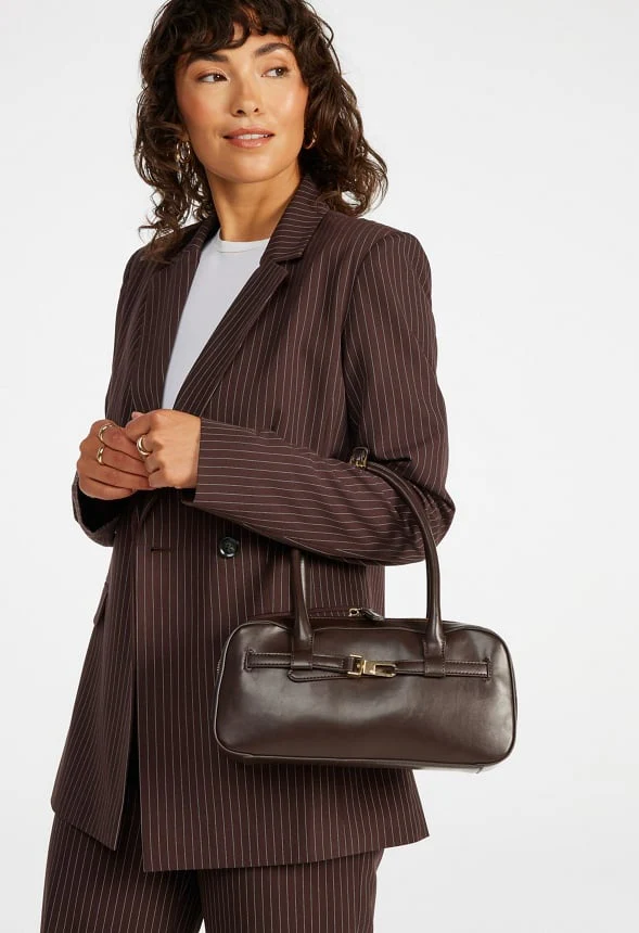 Long Strap Buckle Shoulder Bag - Image 2