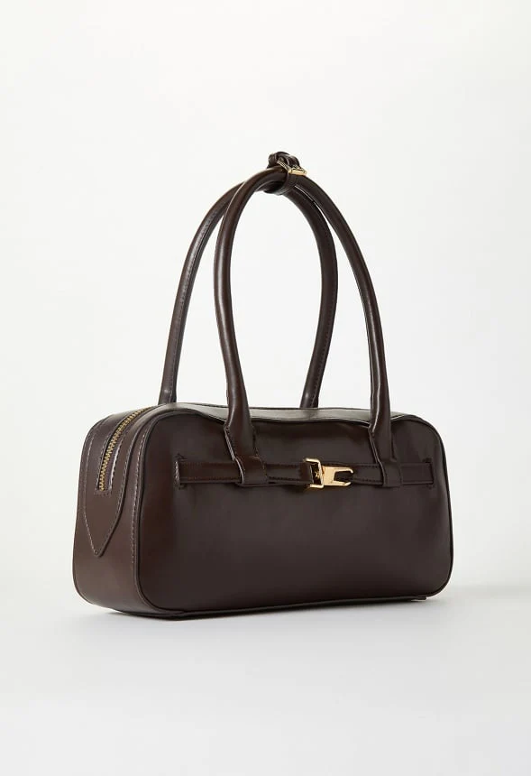 Long Strap Buckle Shoulder Bag - Image 4
