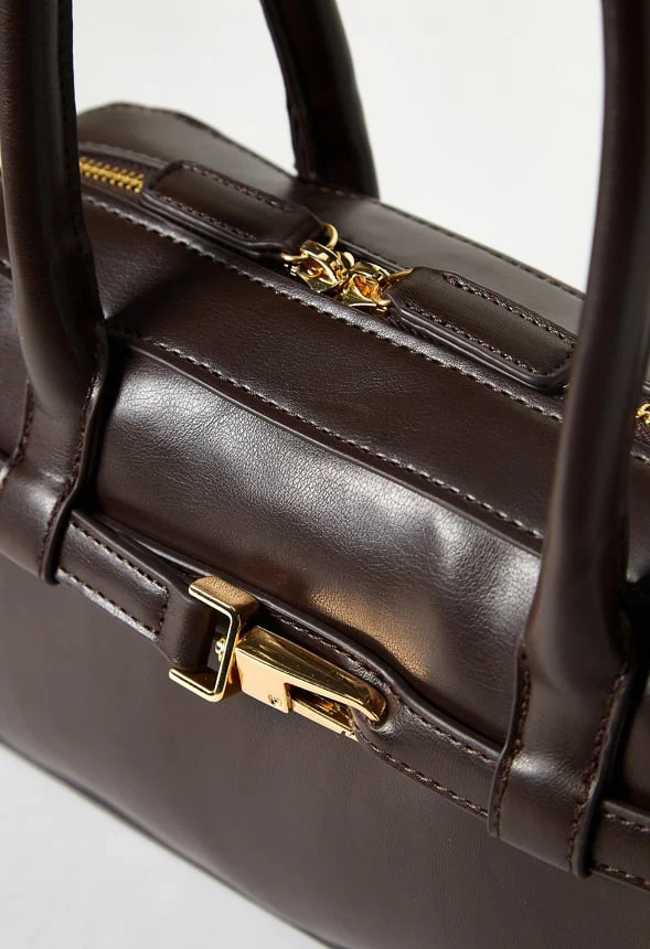 Long Strap Buckle Shoulder Bag - Image 5