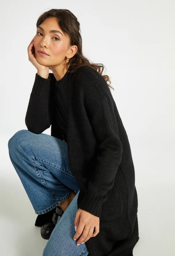 Long Sweater Cardigan - Image 3