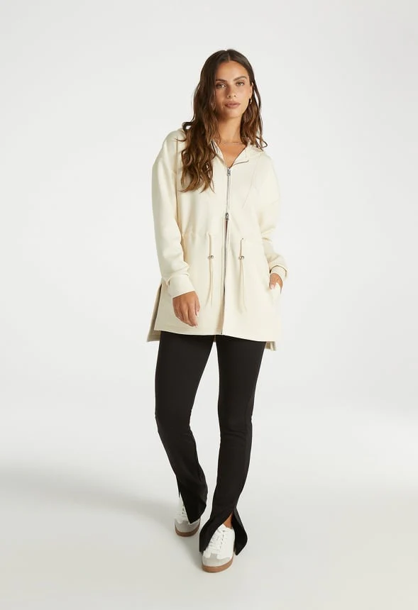 Longline Zip Hoodie - Image 4