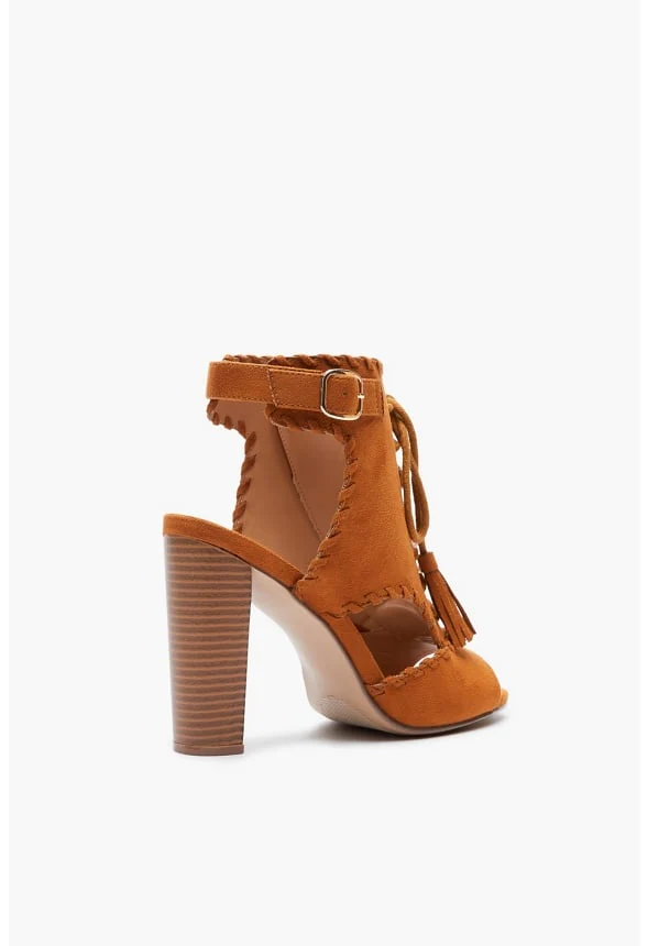 Lorelai Lace-Up Block Heeled Sandal - Image 3