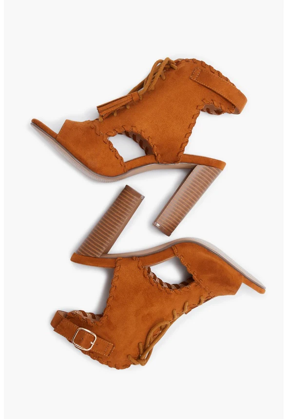 Lorelai Lace-Up Block Heeled Sandal - Image 6