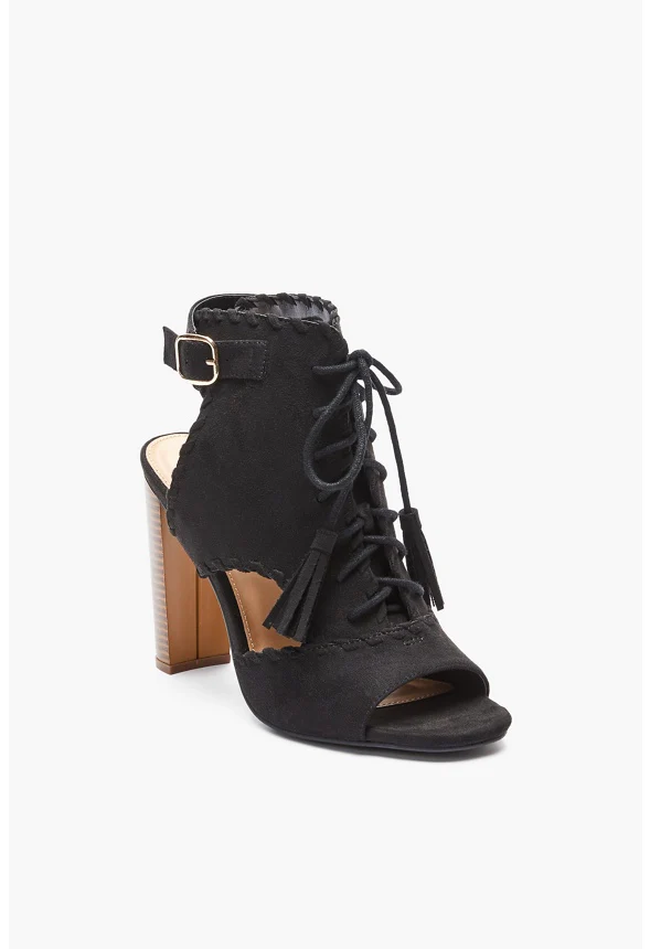 Lorelai Lace-Up Block Heeled Sandal - Image 2