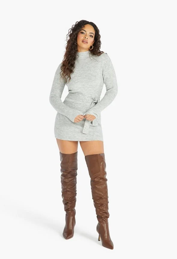 Lounge Sweater Dress - Image 4