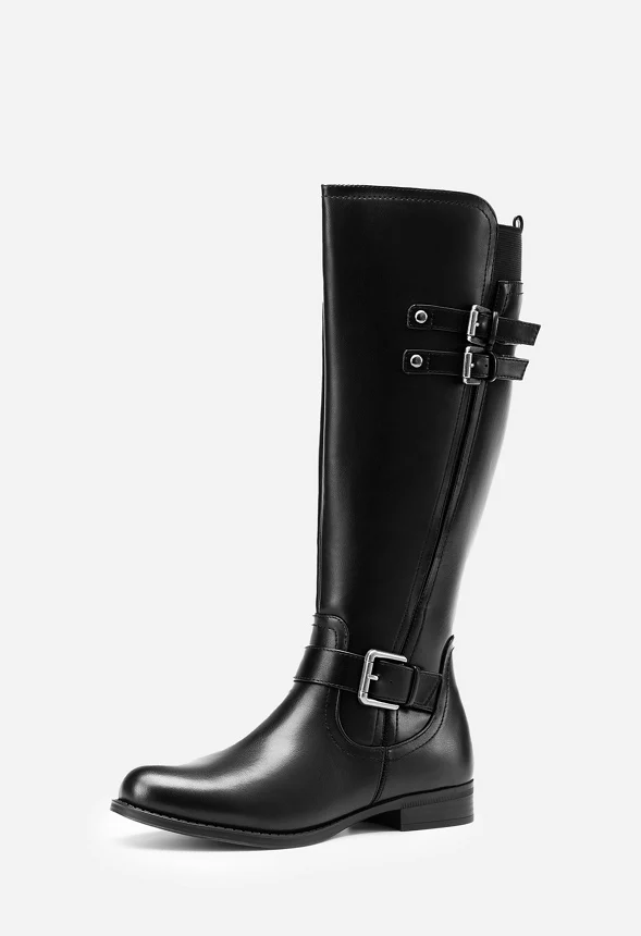 Low-Heel Moto Combat Boot - Image 4