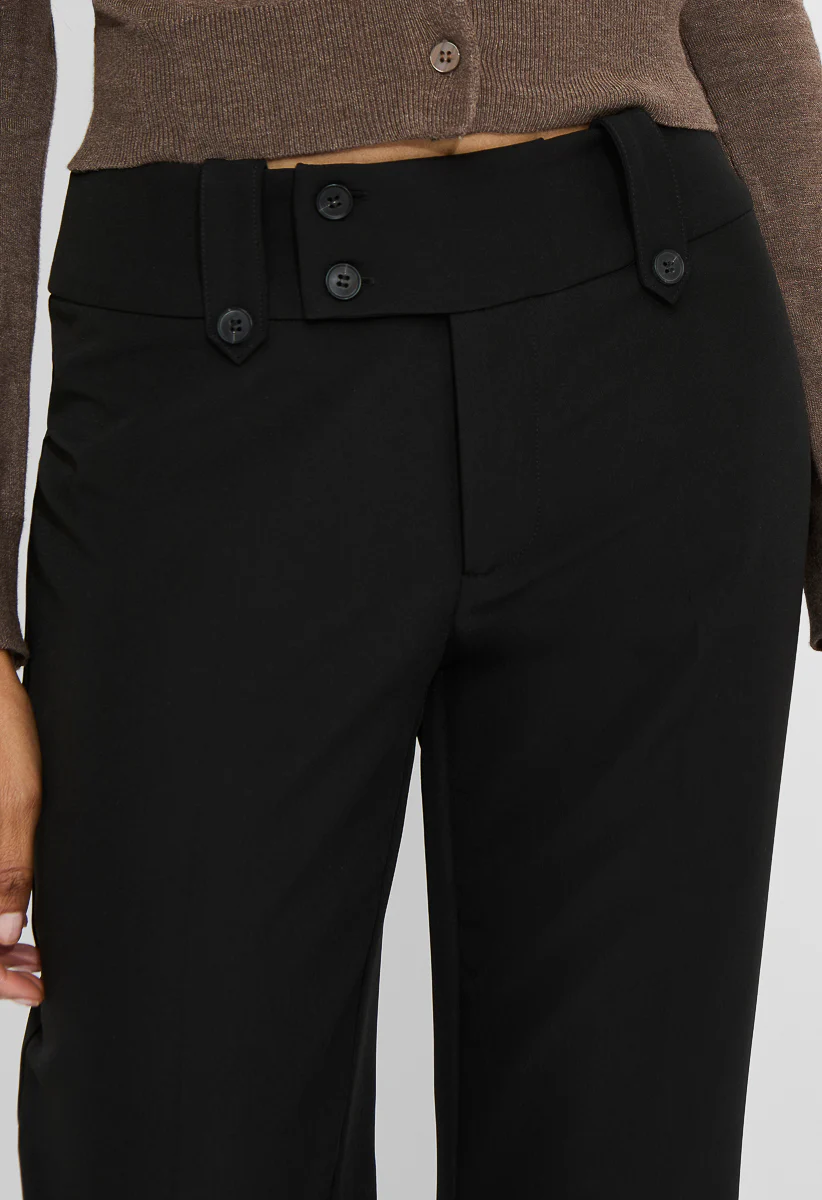 Low Rise Straight Flare Trouser - Image 3