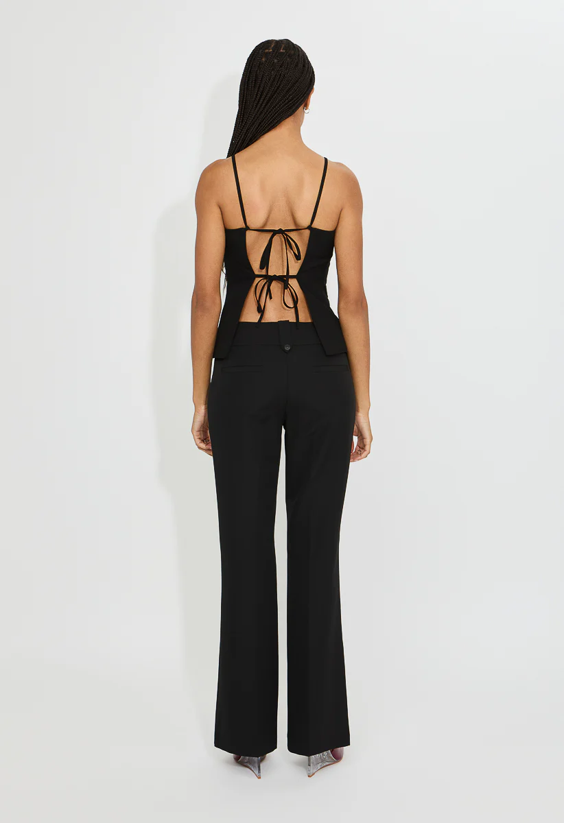 Low Rise Straight Flare Trouser - Image 4