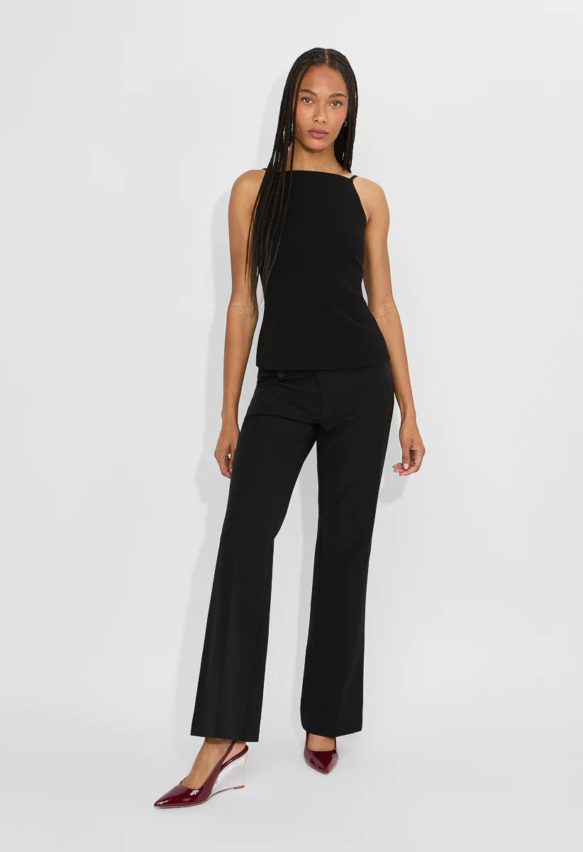 Low Rise Straight Flare Trouser - Image 5