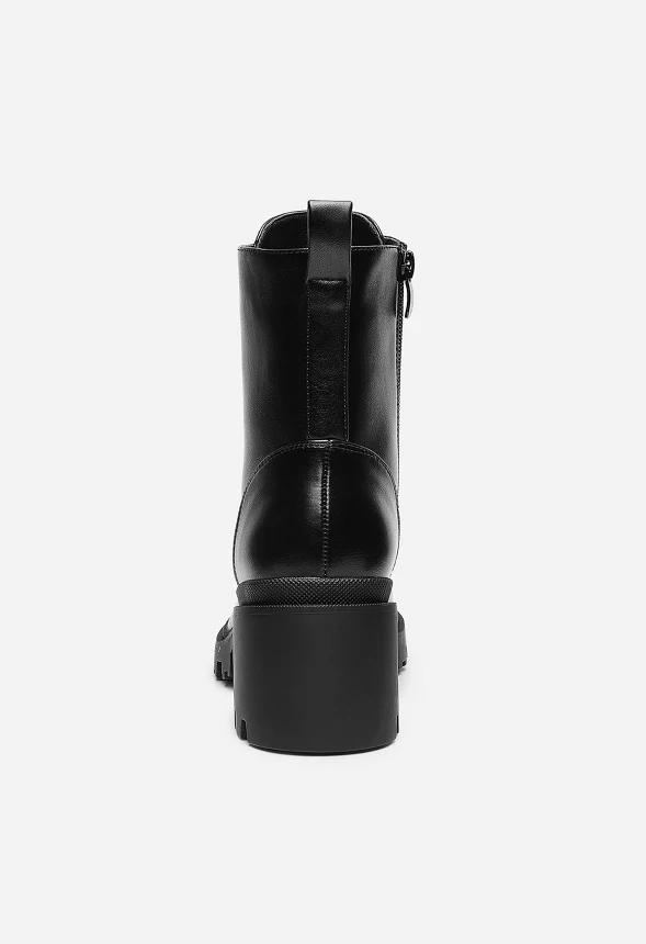 Lug Sole Combat Boot - Image 4