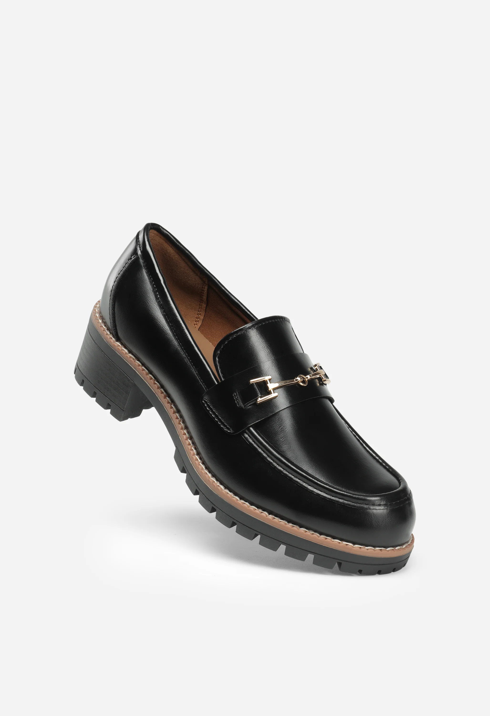 Lug Sole Slip-On Chunky Loafer - Image 4