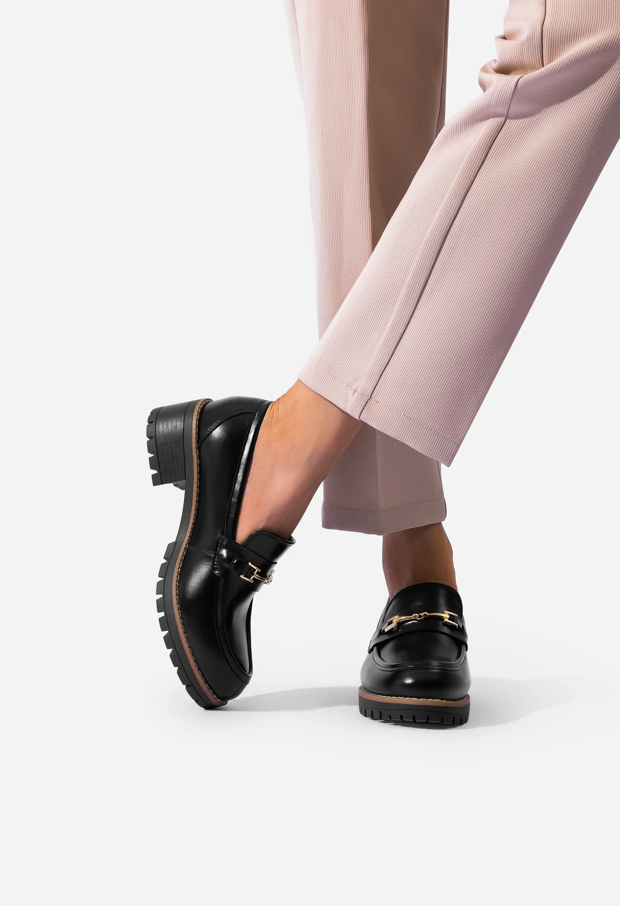 Lug Sole Slip-On Chunky Loafer - Image 7