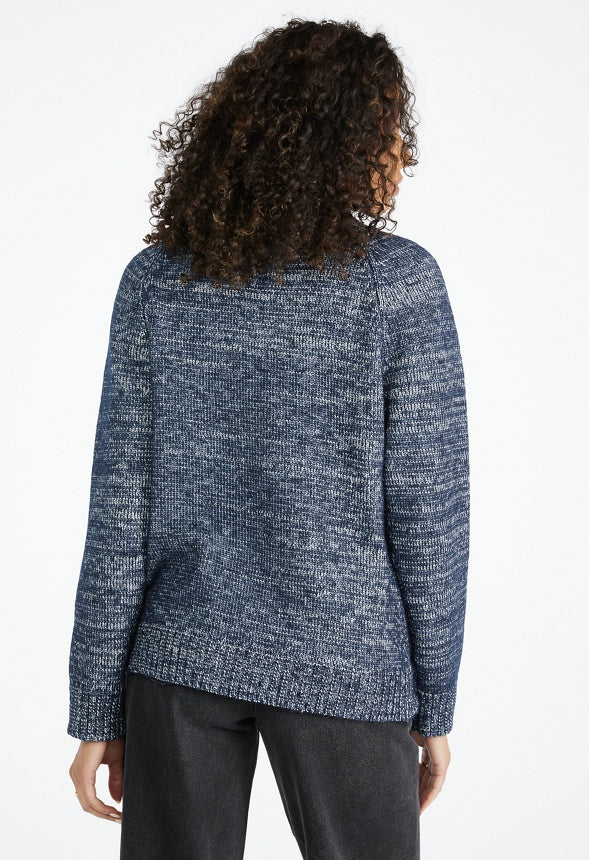 Lurex Funnel Neck Sweater - Image 2