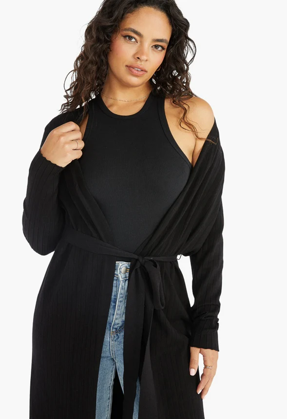 Luxe Soft Rib Cardigan - Image 3