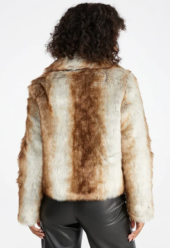 Luxe Faux Fur Coat - Image 2
