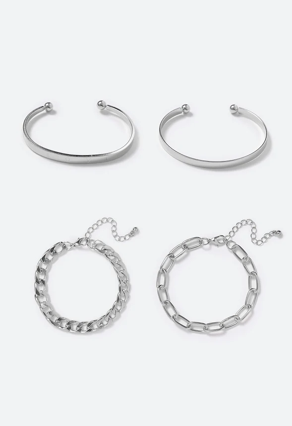 Lyra Mix Chain and Bangle Set - Image 4