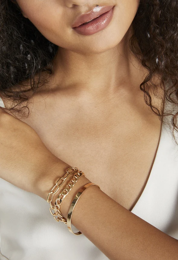 Lyra Mix Chain and Bangle Set - Image 2