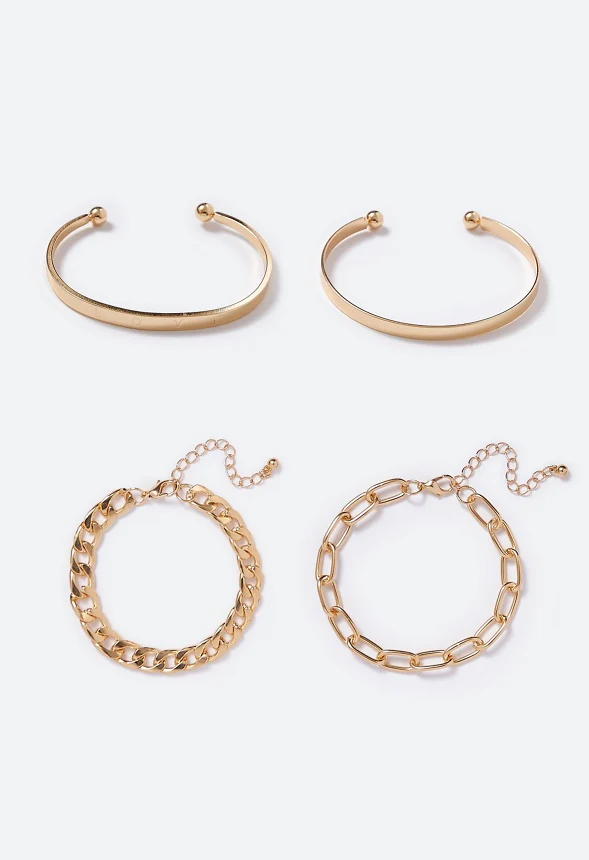 Lyra Mix Chain and Bangle Set - Image 4