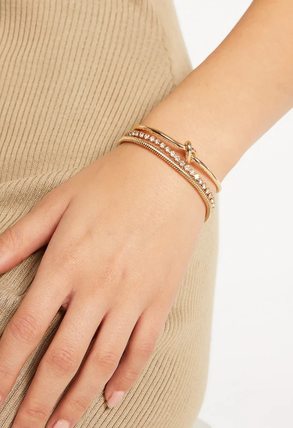 Mabel 2 Piece Adjustable Knot Bracelets Set - Image 2