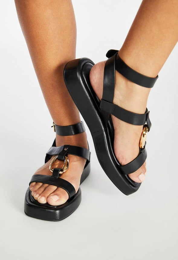 Mabel Flat Gladiator Sandal - Image 7