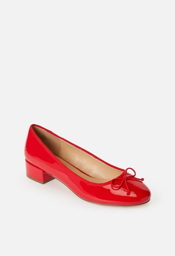 Madelaine Block Heeled Pump - Image 3