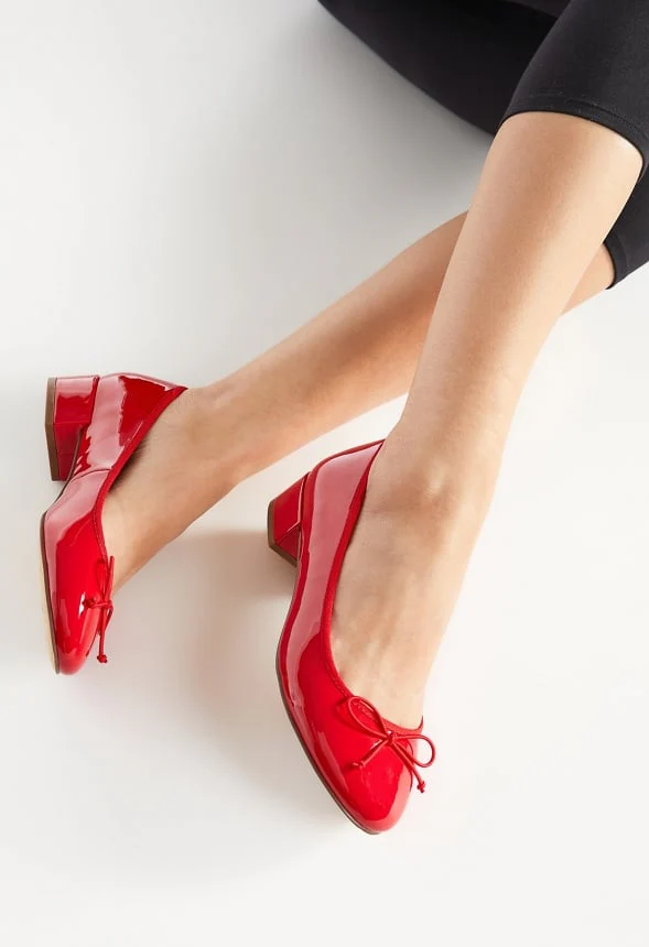 Madelaine Block Heeled Pump - Image 8