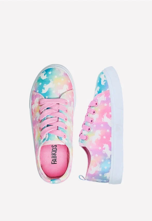 Marble Unicorn Lace Up Sneaker - Image 2