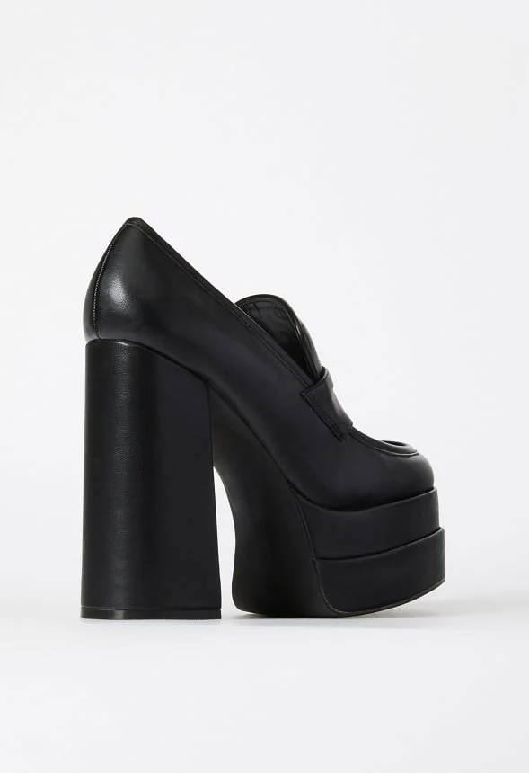 Margaux Platform Loafer Pump - Image 4
