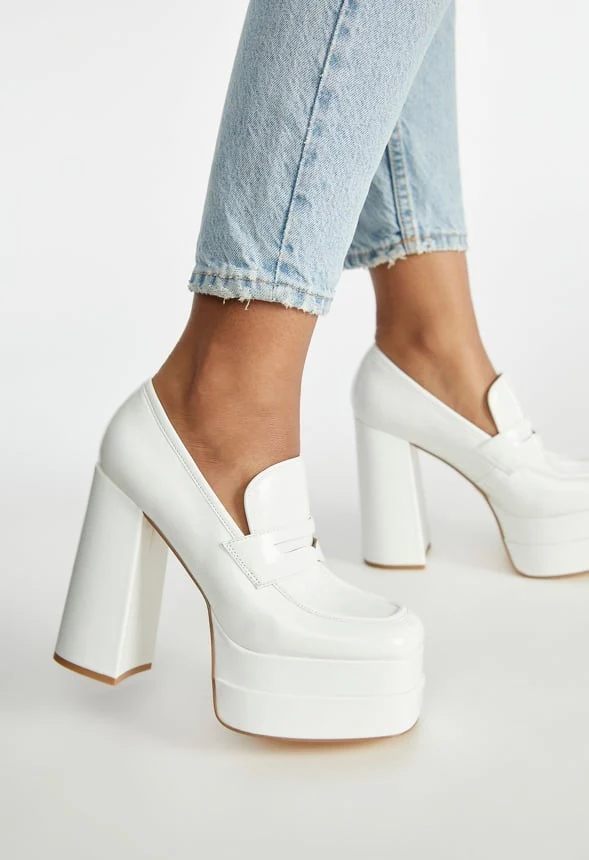 Margaux Platform Loafer Pump - Image 2