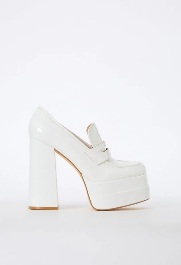 Margaux Platform Loafer Pump - Image 4