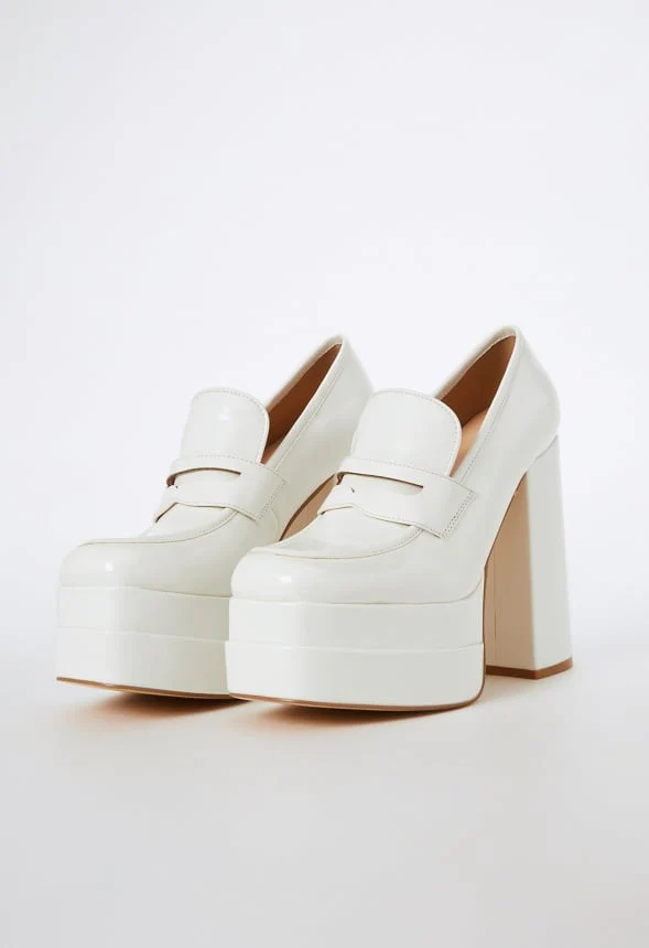 Margaux Platform Loafer Pump - Image 5