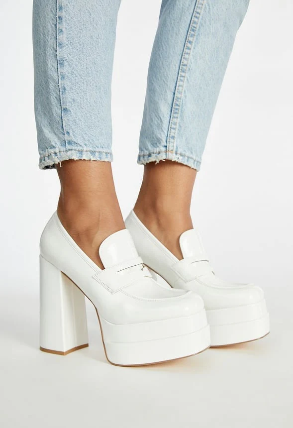 Margaux Platform Loafer Pump - Image 6