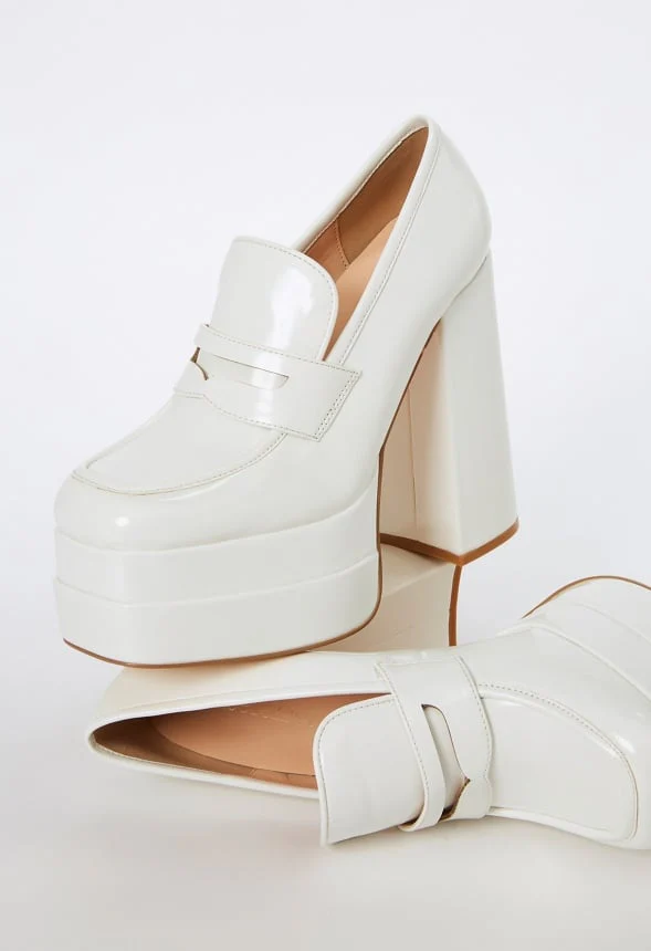 Margaux Platform Loafer Pump - Image 7