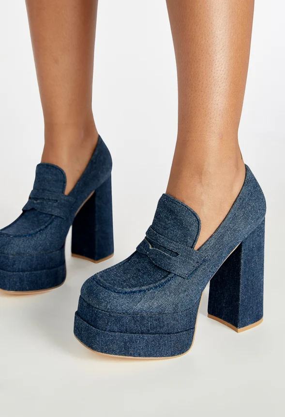 Margaux Platform Loafer Pump - Image 2