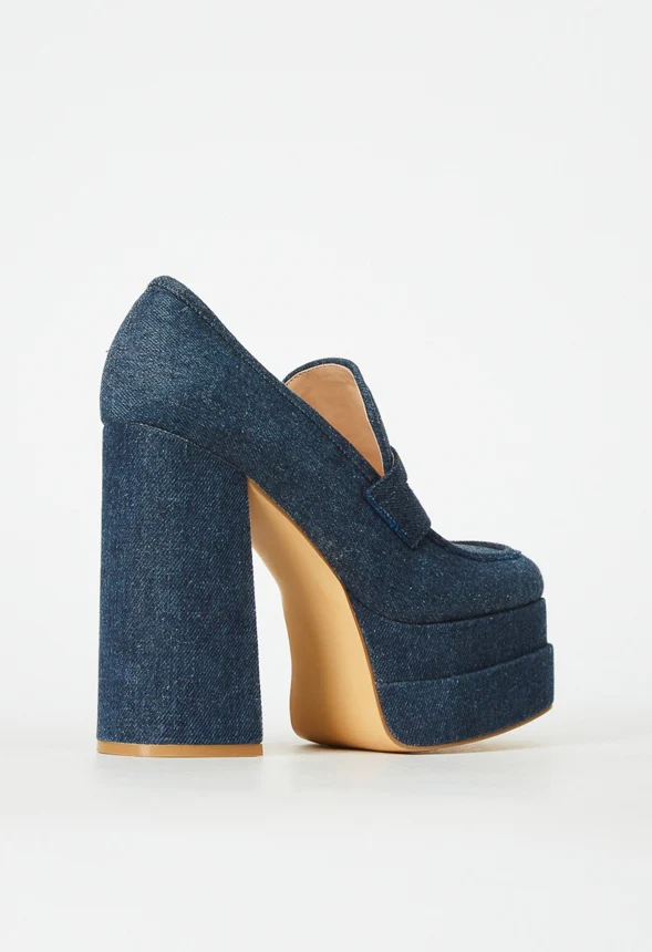 Margaux Platform Loafer Pump - Image 4
