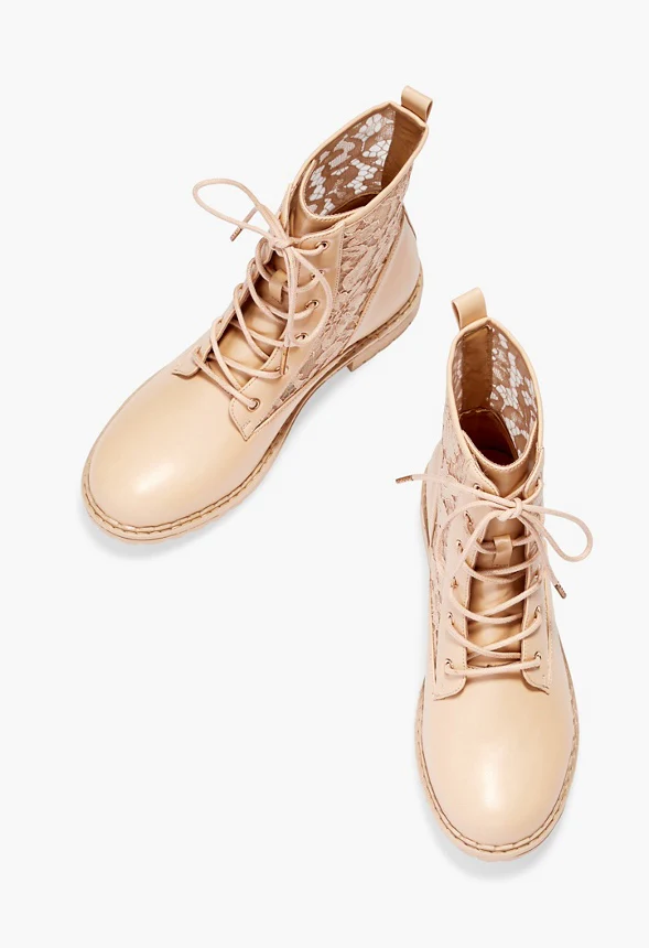 Marina Lace Combat Boot - Image 6