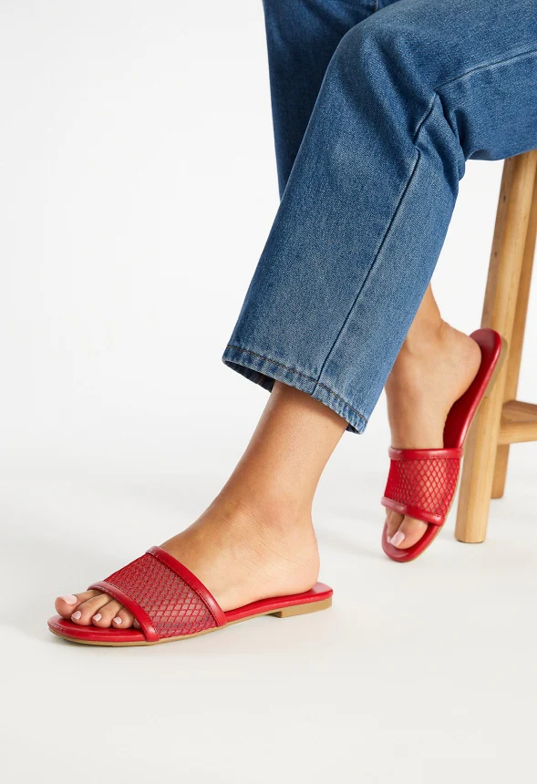 Mariska Flat Slide Sandal - Image 8