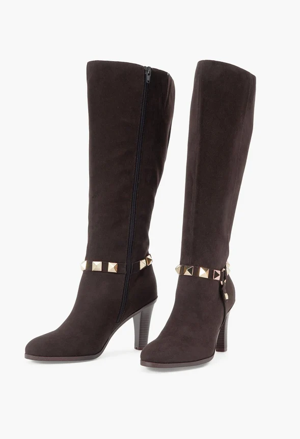 Marlene Studded Heeled Boot - Image 3